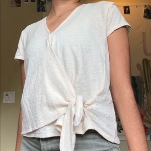 Madewell wrap shirt